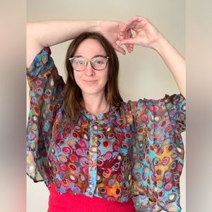 Light multi colored over shirt